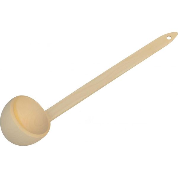 Mestolo Per Cucina Da Campo O Bollitore, Faggio 36 Cm - Piccolo | Cucchiaio Da Cucina In Legno | Mestolo Da Minestra | Cucchiaio Da Pentola | Legno Di Faggio-image