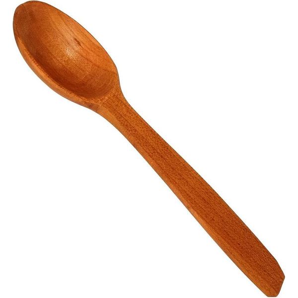 Cucchiaio In Legno Di Ciliegio Medio 20 Cm | Cucchiaio Da Cucina In Legno Eco | Cucchiaio Da Cucina Naturale | Cucchiaio In Legno 20 Cm-image
