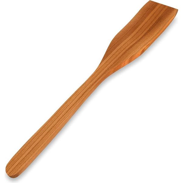 Spatola In Ciliegio, Normale, 29 Cm | Spatola Da Cucina In Legno | Spatola Da Cucina Naturale | Spatola Ecologica-image