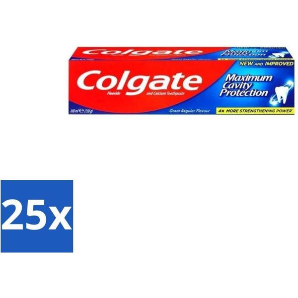 Dentifricio Colgate Massima Protezione Dalla Carie 100 Ml - Confezione Risparmio - 25 Pezzi-image