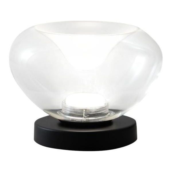 Brena - Lampada Da Tavolo Trasparente Fabas Luce - Led 11W Dimmerabile Touch - Vetro Borosilicato Trasparente Concavo-image