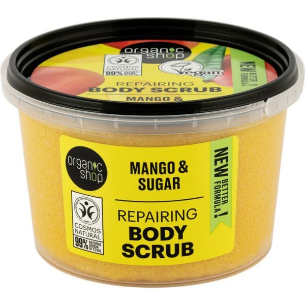 Organic Shop - Scrub Corpo Biologico Con Mango E Zucchero - Scrub E Profumo - 250 Ml - 1 Pezzo-image