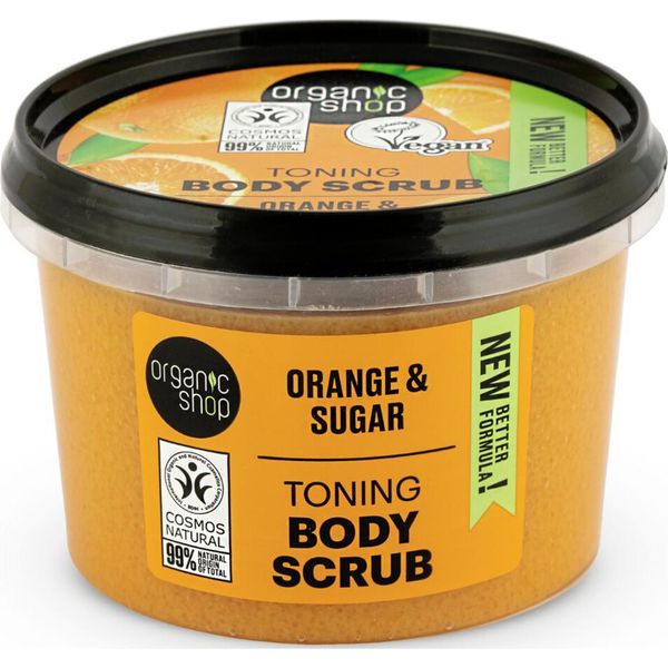 Organic Shop - Scrub Corpo All'arancia - Nutriente E Profumato - 250 Ml - 1 Pezzo-image
