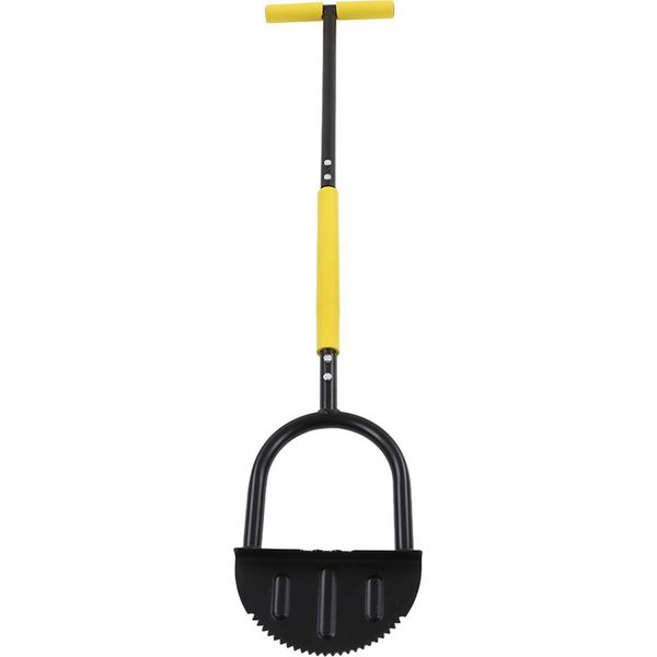 Tagliabordi Manuale Struttura In Acciaio Lama A Dente Di Sega Manico A T Coperchio In Spugna Ampio Pedale Strumento Per La Rifinitura Dei Giardini-image