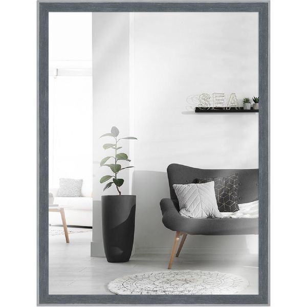 Parete A Specchio In Legno Mendeframes H080 Grigio 15X15 Cm-image