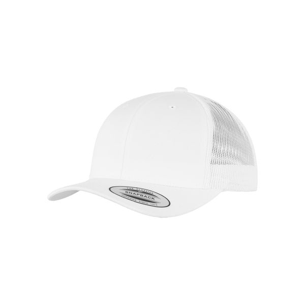 Flexfit 6606 | Cappello / Berretto / Cappello Trucker Retro - Colore: Bianco - Taglia: Unica-image