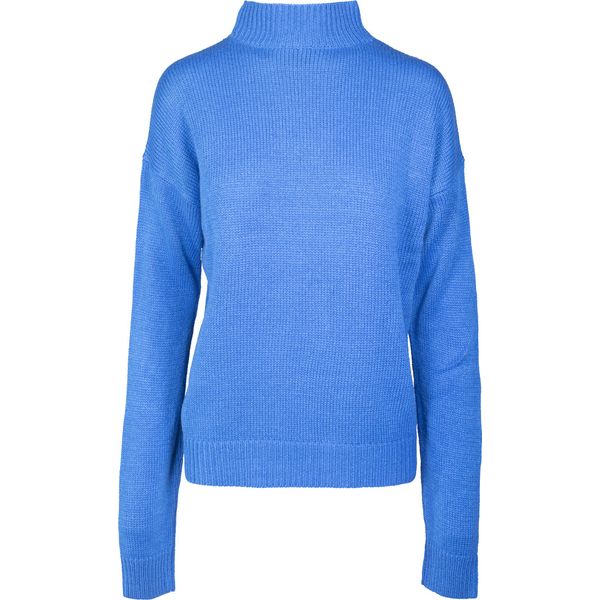 Urban Classics Damen Pullover Ladies Oversize Maglia A Collo Alto Brightblue-Xs-image