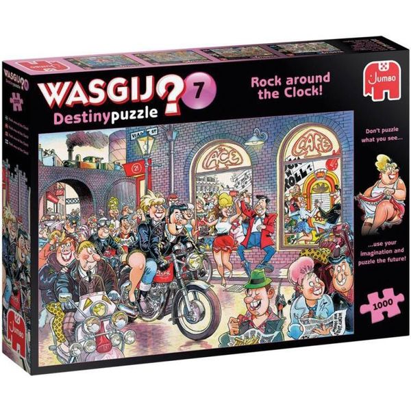 Puzzle Jumbo Wasgij Destiny 7 Rock Around The Clock 1000 Pezzi Taglia Unica-image