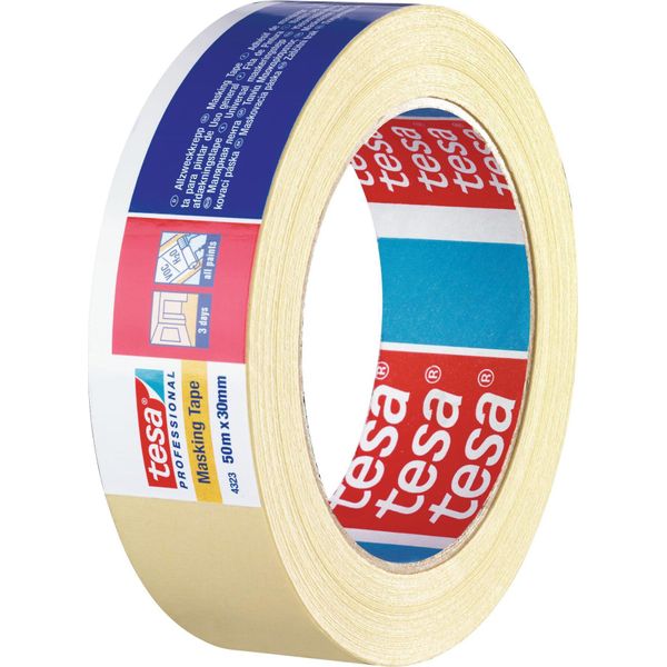 Tesakrepp 4323 Nastro Multiuso 50 M × 19 Mm Beige Chiaro Leggermente Sgualcito 16 Pz-image
