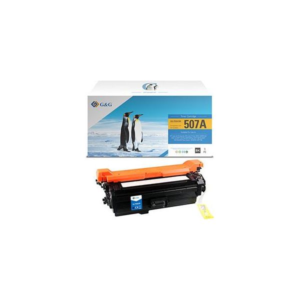 Toner G&G Compatibile Con Hp CE400A, NT-PH507BK(CE400A), Hp 507A, Nero, 5500S-image