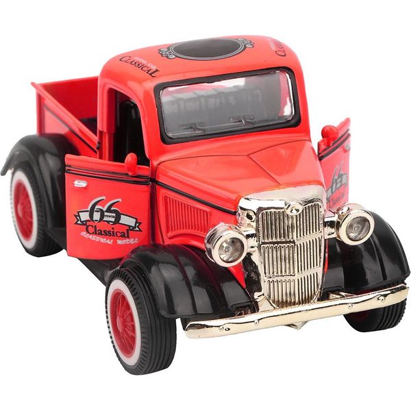 Auto Giocattolo Da Tirare Indietro, Auto Giocattolo Pickup, Auto Giocattolo Modello Camion, Auto Giocattolo Con Luce Sonora, Camion Giocattolo Pickup-image