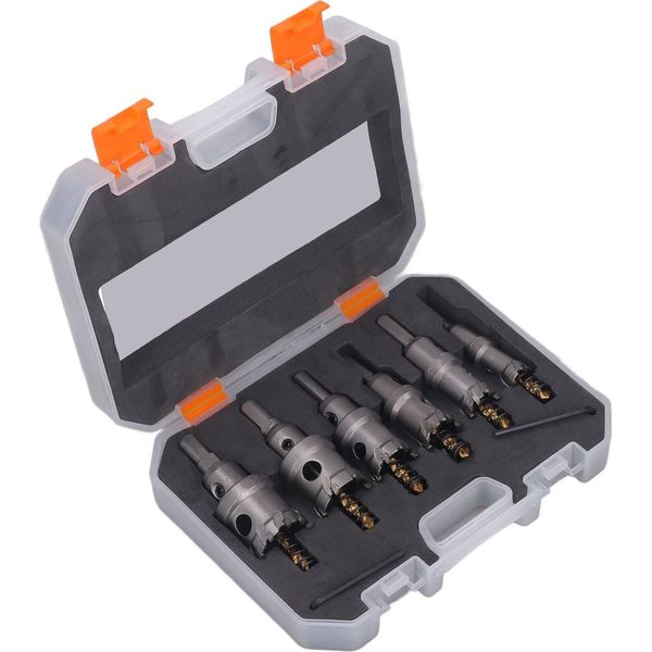 Set Di Seghe A Tazza Tct, Kit Di Seghe A Tazza In Carburo, Kit Di Seghe A Tazza In Carburo Tct, Sega A Tazza Per Taglio Metalli, Set Di Frese A Tazza Con Punta In Carburo, Kit Di Frese A Tazza-image