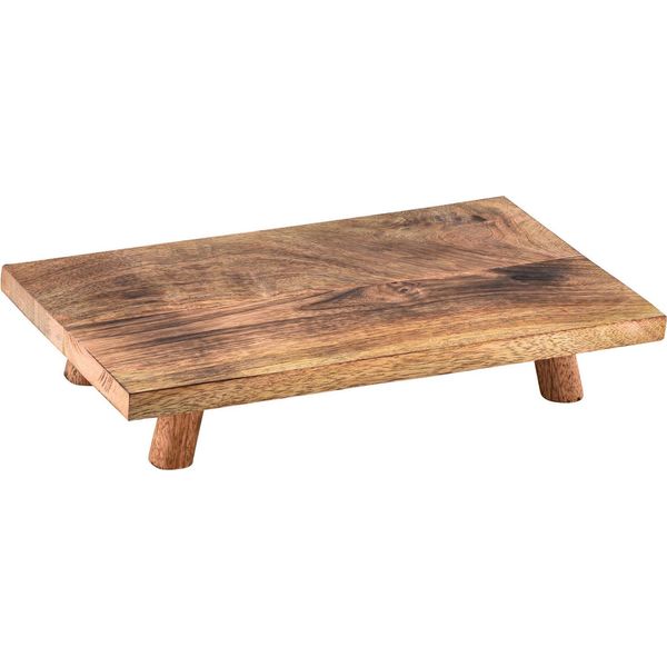 Vassoio Da Portata Decorativo In Legno Marrakech Boho 33 X 20 Cm | Piatto Da Portata Nafisa Come Decorazione Da Tavolo Per Cucina E Soggiorno | Vassoio Da Colazione Vintage Rettangolare Per Camera Da Letto-image