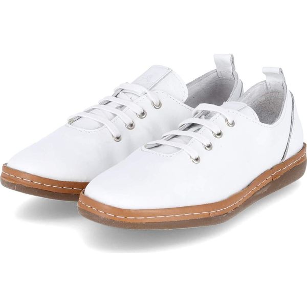 Andrea Conti Scarpe Basse Donna Bianco Pelle Lisciataglia:40-image