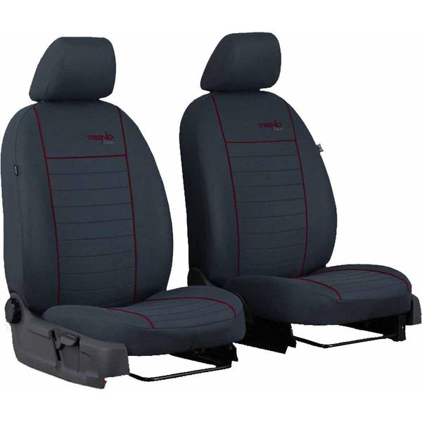 Coprisedili Auto Coprisedile Universale Protezione Sedile Per Opel Movano I Bus Rosso Scuro-image