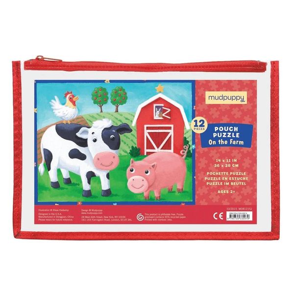 Mudpuppy Puzzle Nella Fattoria 12 Pezzi-image