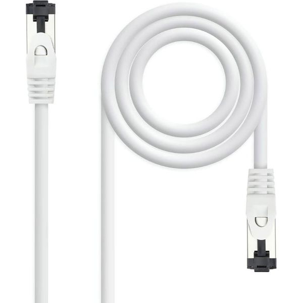 Nanocable 10.20.2000-W, 0,5 M, Cat8.1, S/Ftp (S-STP), RJ-45, RJ-45, BíLá-image