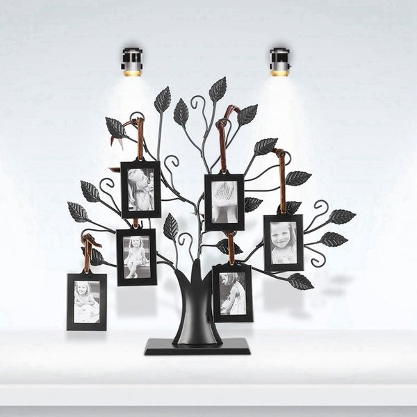 Albero Da Esposizione Con Cornice Per Foto Di Famiglia Alla Moda Con Cornice Per Foto Appese Home Decor S-image