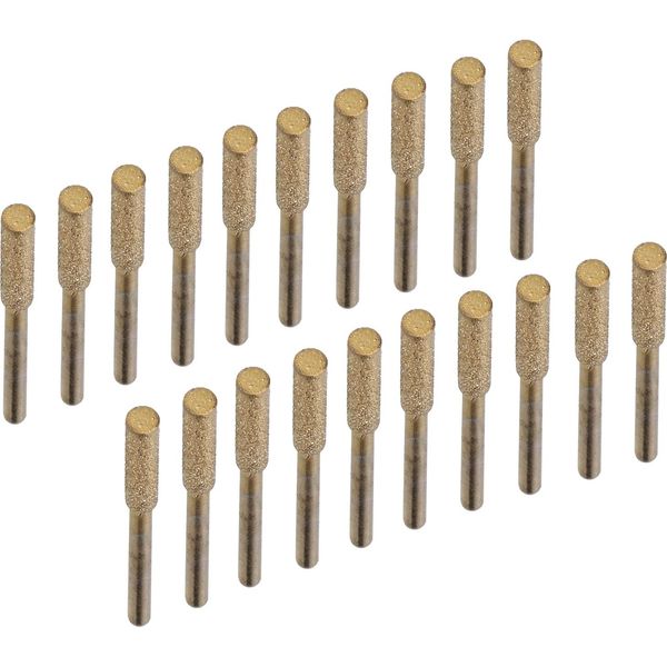 20Pcs Affilacatene Per Motosega Bava Di Rettifica Testa Rotante File Affilatura Strumento Set Kitgold 4.8Mm-image