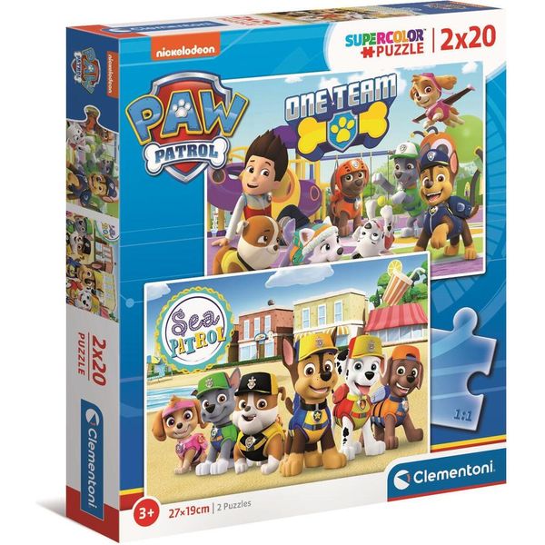 Puzzle Cle 2X20 Superkolor Psi Patrol 24779-image