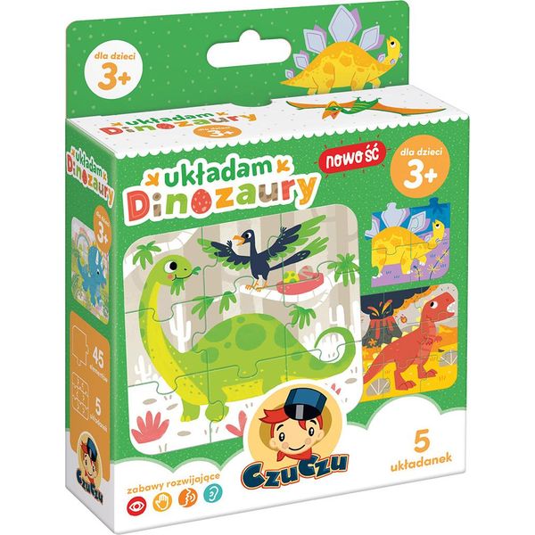 Puzzle Sui Dinosauri Per Bambini Czeczu 91163 - Sto Risolvendo I Dinosauri-image