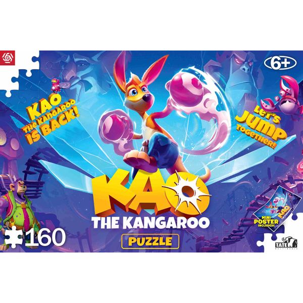 Kao Il Canguro Puzzle Per Bambini Kao è Tornato (160 Pezzi)-image