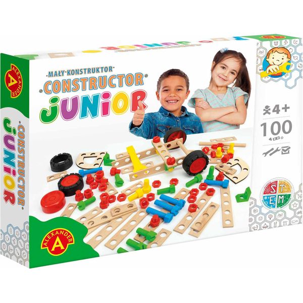 Alexander Toys Constructor Junior - Kit Per Il Fai Da Te - 100P-image