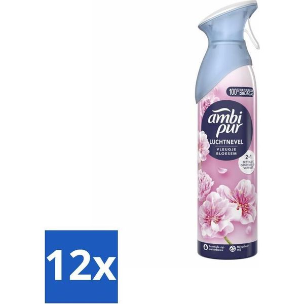 Ambi Pur - Effetti D'aria - Deodorante Spray - Un Pizzico Di Fiore - 185 Ml - Confezione Value Pack - 12 Pezzi-image