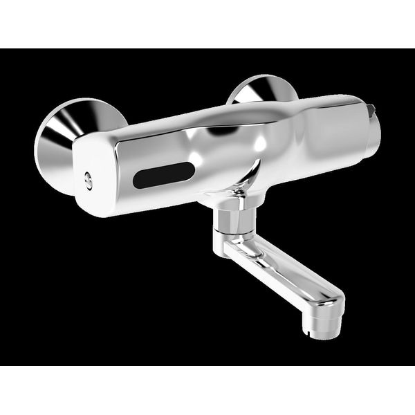 Hansa Hansaelectra Mitigeur De Lavabo, à Pile, Sans Contact, Saillie 150 Mm, 64462201, 64462201-image