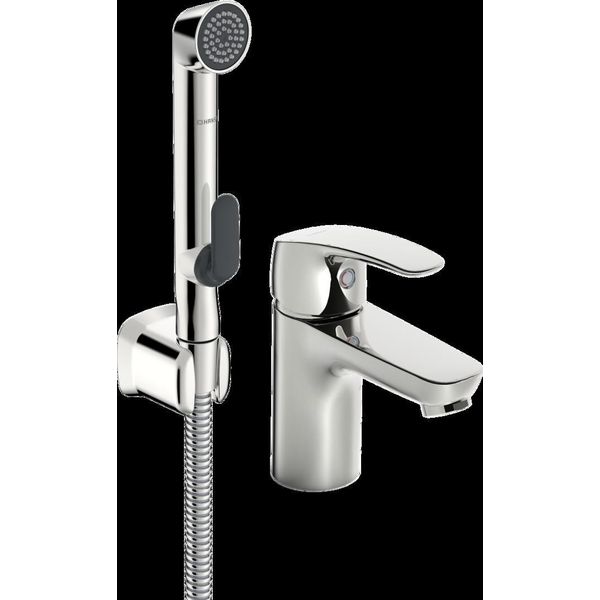 Hansa Hansapinto Mitigeur De Lavabo, Sans Vidage, Douchette Fonctionnelle, Saillie 107 Mm, 45052283, 45052283-image