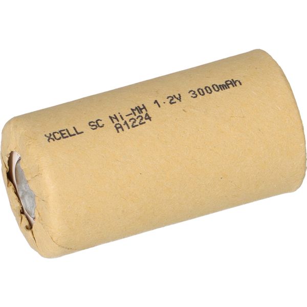 Xcell A Cella Singola Sub-C Ni-Mh 1,2V / 3000Mah HP43SC3000P, Involucro Di Cartone-image
