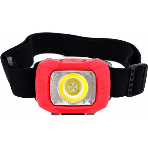 Awtools Schwarze Linie Latarka CzołOwa Tinray Cob + Cree Led 3Xaaa-image