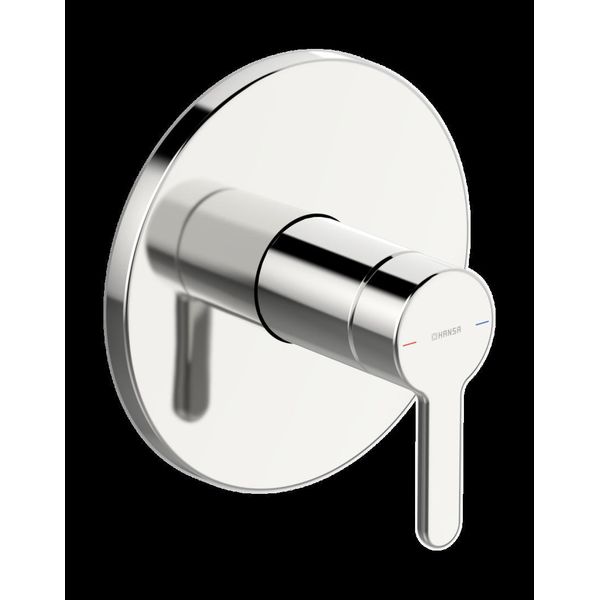 Hansa Hansadesigno Style Set De Finition Pour Mitigeur De Douche, Encastré, Rosace Ronde, 81109563, 81109563-image