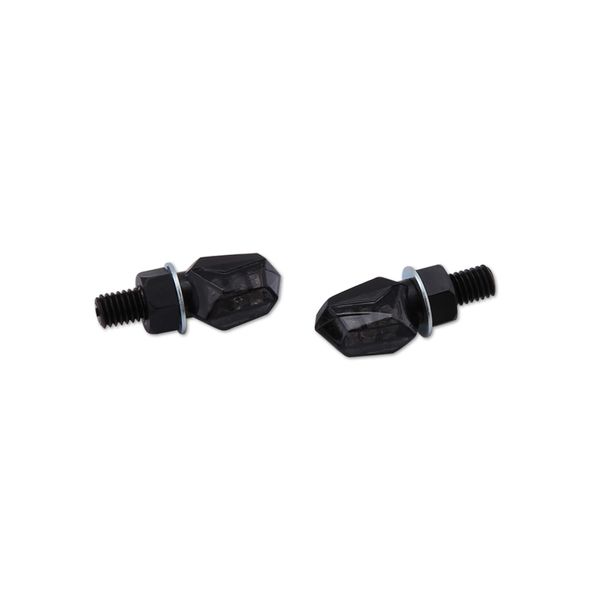 Lampeggiatore Led-Blinker Tiny, Nero, Dentato, E-Pr., Coppia-image