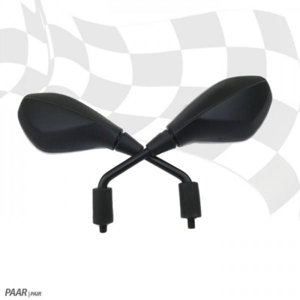Specchio Universale F800 Nero Abs Coppia-image