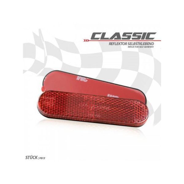 Riflettore Classic Rosso Arrotondato Senza Bordo-image