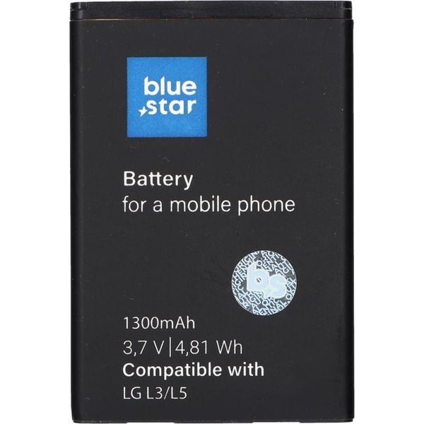 Bluestar Ricaricabile Telefono Batteria Di Ricambio Lg Swift L5 P970 E730 E610 Li-Ion 1300 Mah Analogico BL-44JN-image