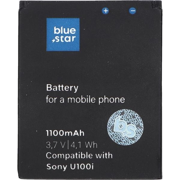 Bluestar Ricaricabile Telefono Batteria Di Ricambio Sony Ericsson Hazel Elm Yari Li-Ion 1100 Mah Analog BST-43-image