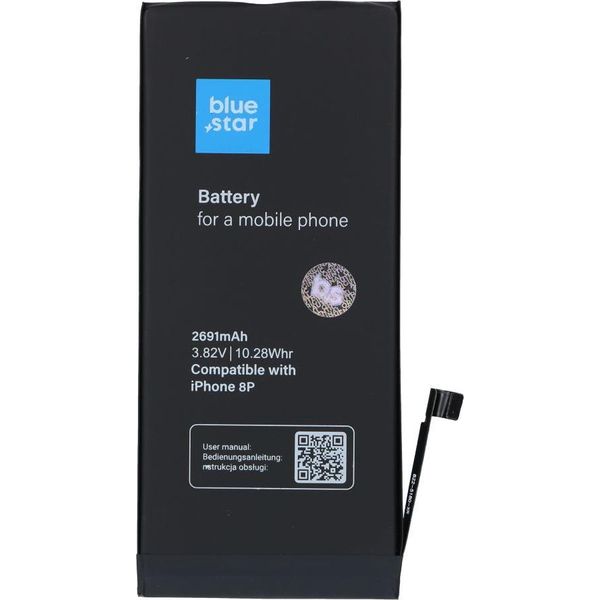 Batteria Ricaricabile Per Apple Iphone 8 Plus 2691 Mah Polimero Blue Star Hq, APN:616-00364-image