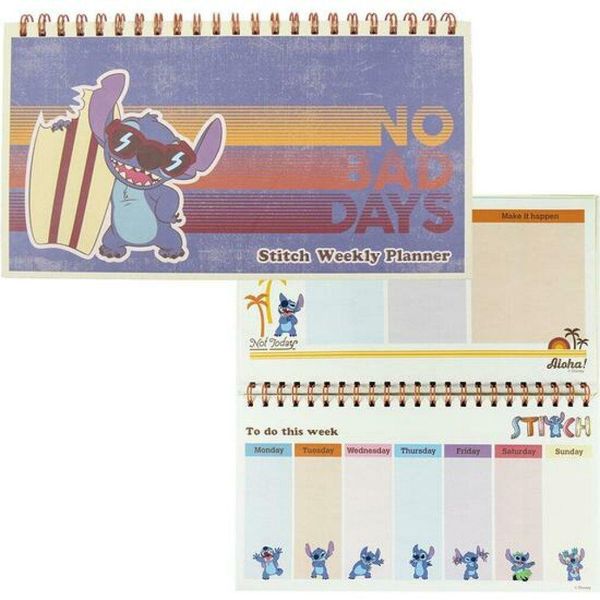 CerdÀAn - Premium Planner Tygodniowy Disney Stitch, Oficjalny Produkt-image