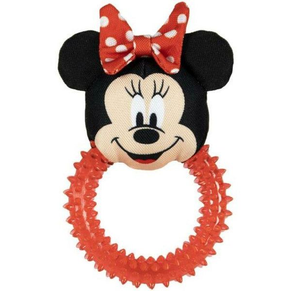 Giocattolo Per Cani Disney Minnie Mouse - Anello Di Dentizione Con Squeaker E Cura Dentale-image