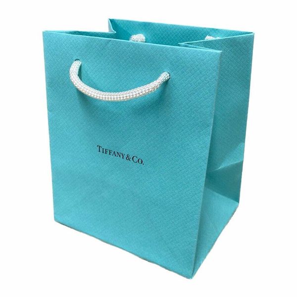 Tiffany & Co, Tiffany & Co., Piccola, Borsa Della Spesa, Carta, Verde-image