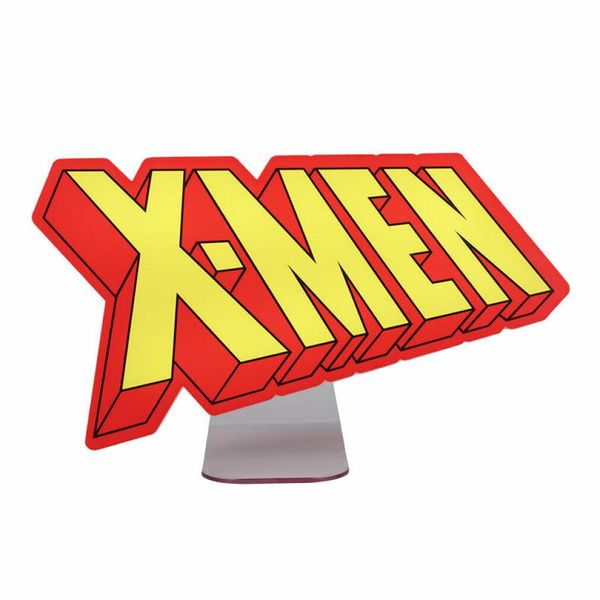 Paladone X-Men Logo Light - Prodotto Ufficiale Marvel, Decorazione Per Ambienti, Da Appoggio O Da Parete, Regalo Da Collezione Per I Fan Di Wolverine, A Batteria-image