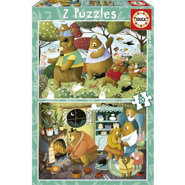 Educa Puzzle Storie Della Foresta 2X20 Pezzi-image