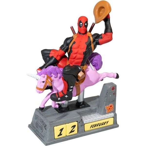 Erik - 3D Kalendarz Wieczny Marvel Deadpool - Oficjalny Produkt Akcesorium-image
