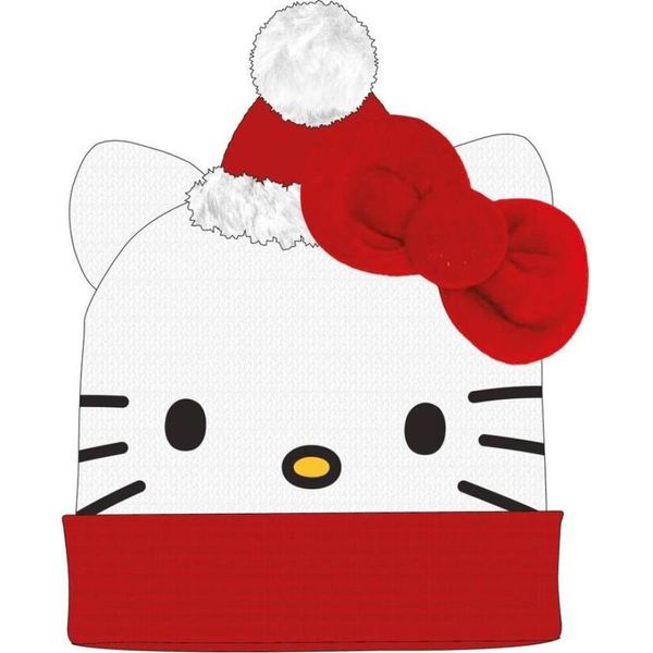 CerdÀ - Oficjalny Czapka śWiąTeczna Hello Kitty - Premium Akcesorium Modowe-image