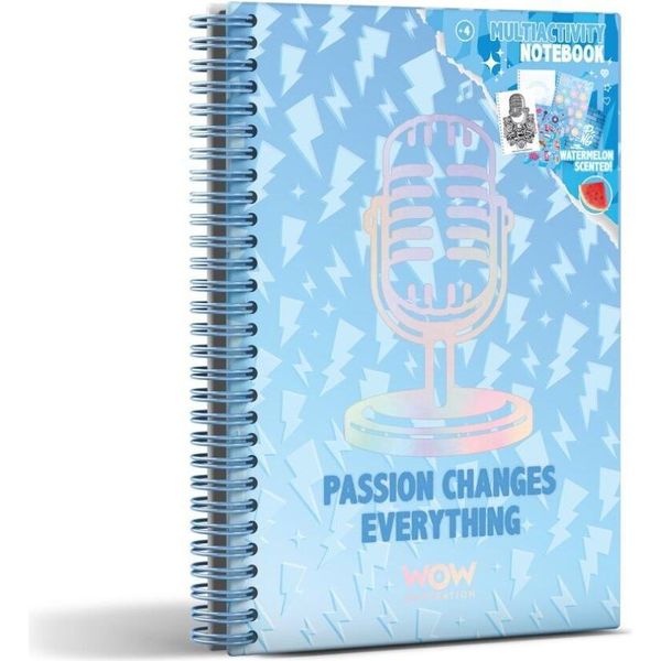 Emma Songbird A5 Blocco Note Profumate Con Adesivi Wow00148-image