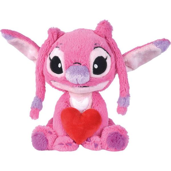 Simba Disney Stitch Angel Heart 25 Cm Orsacchiotto Rosa Rosa Taglia Unica-image