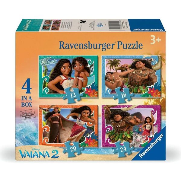 Ravensburger - Puzzle Disney Vaiana 2 | 12-16-20-24 Elementy | Oficjalny Produkt-image