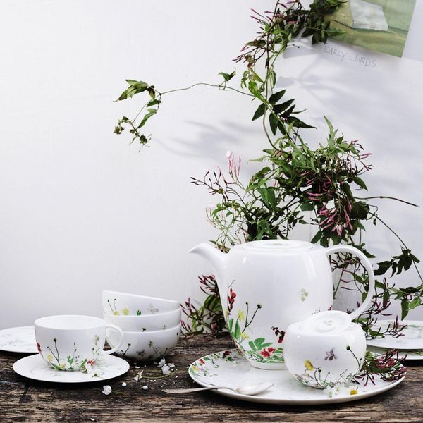 Rosenthal Zuckerdose 6 Pers. Brillance Fleurs Sauvages 10530-405101-14330-image